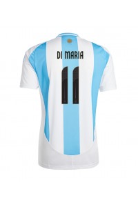 Argentinië Angel Di Maria #11 Voetbaltruitje Thuis tenue Copa America 2024 Korte Mouw